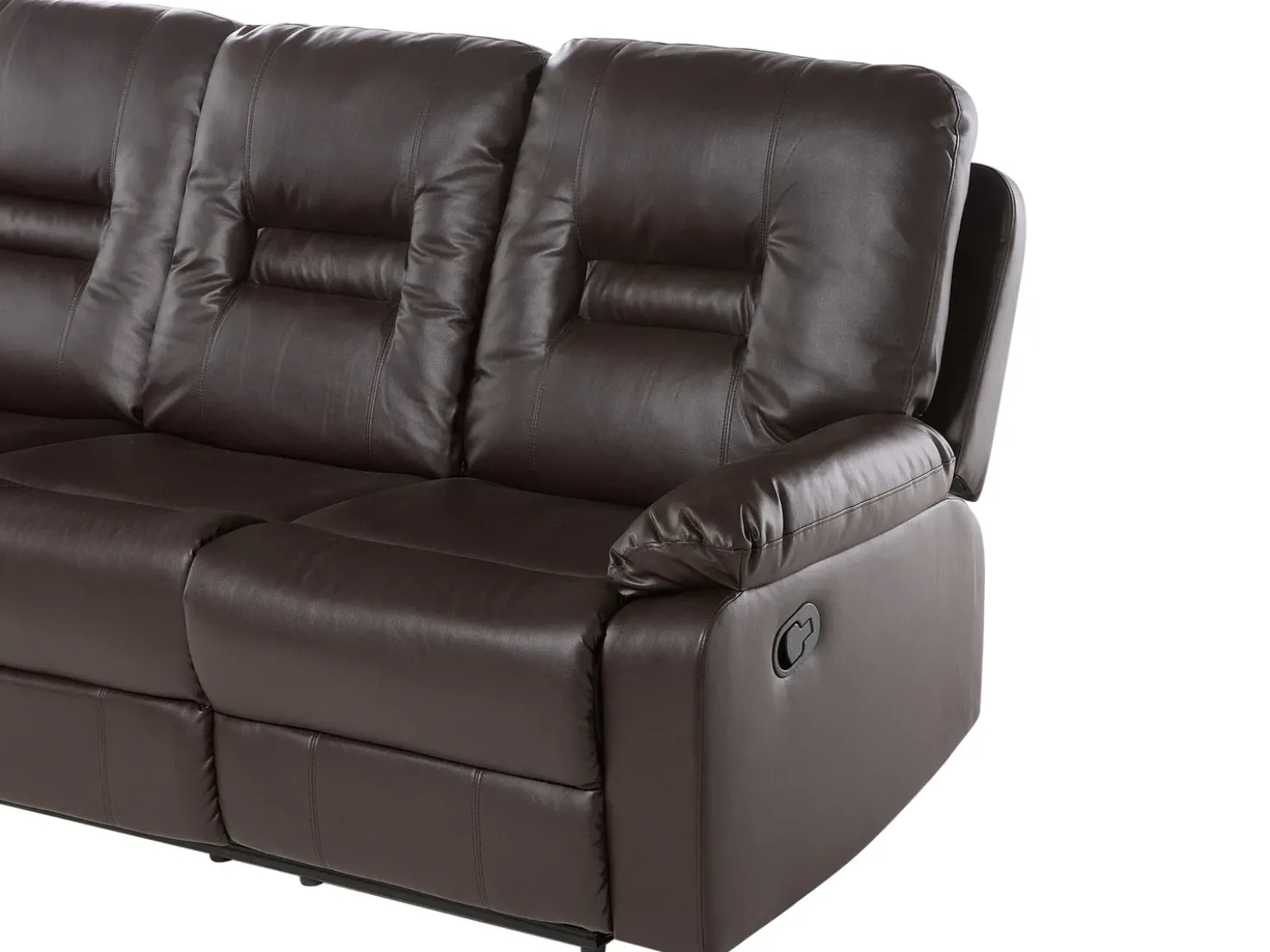 Manuel recliner sofa 3 personers BERGEN Kunstlæder Brun