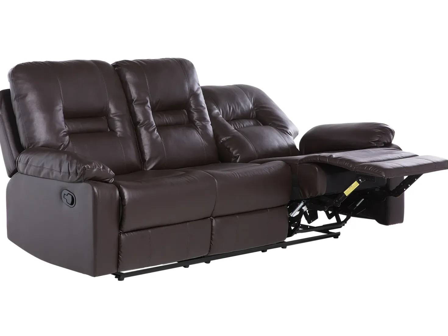 Manuel recliner sofa 3 personers BERGEN Kunstlæder Brun
