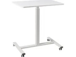 Manuelt justerbart hæve sænkebord til bærbar computer ACADEMIA Hvid 65 cm 48 cm