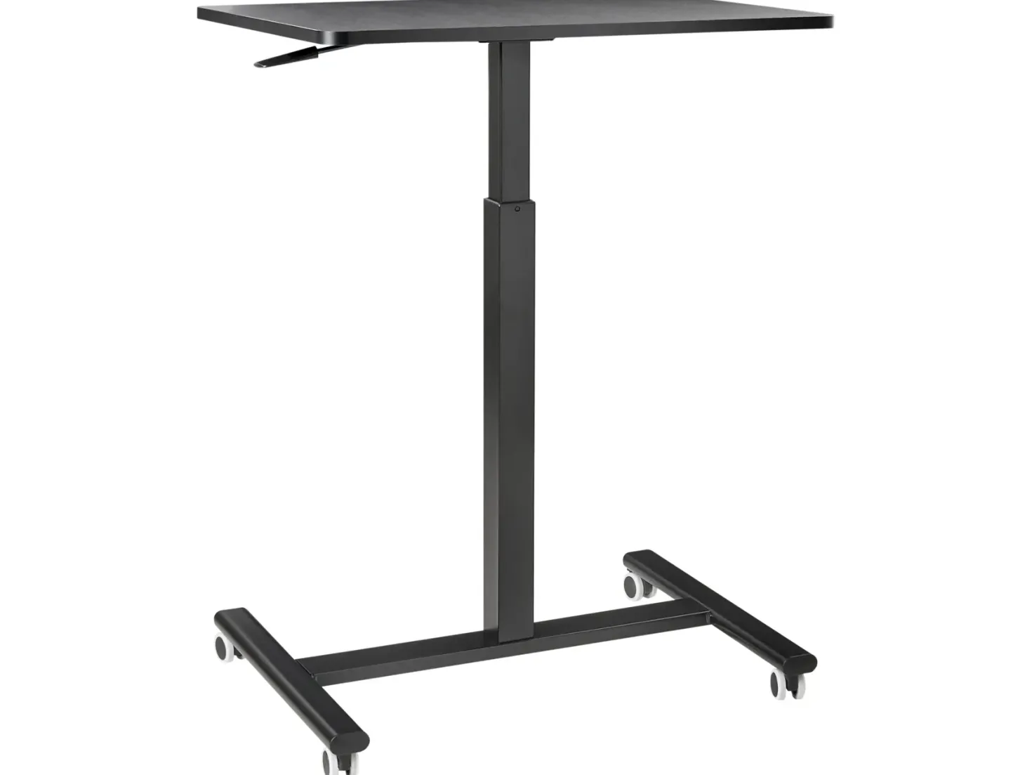 Manuelt justerbart hæve sænkebord til bærbar computer ACADEMIA Sort 65 cm 48 cm