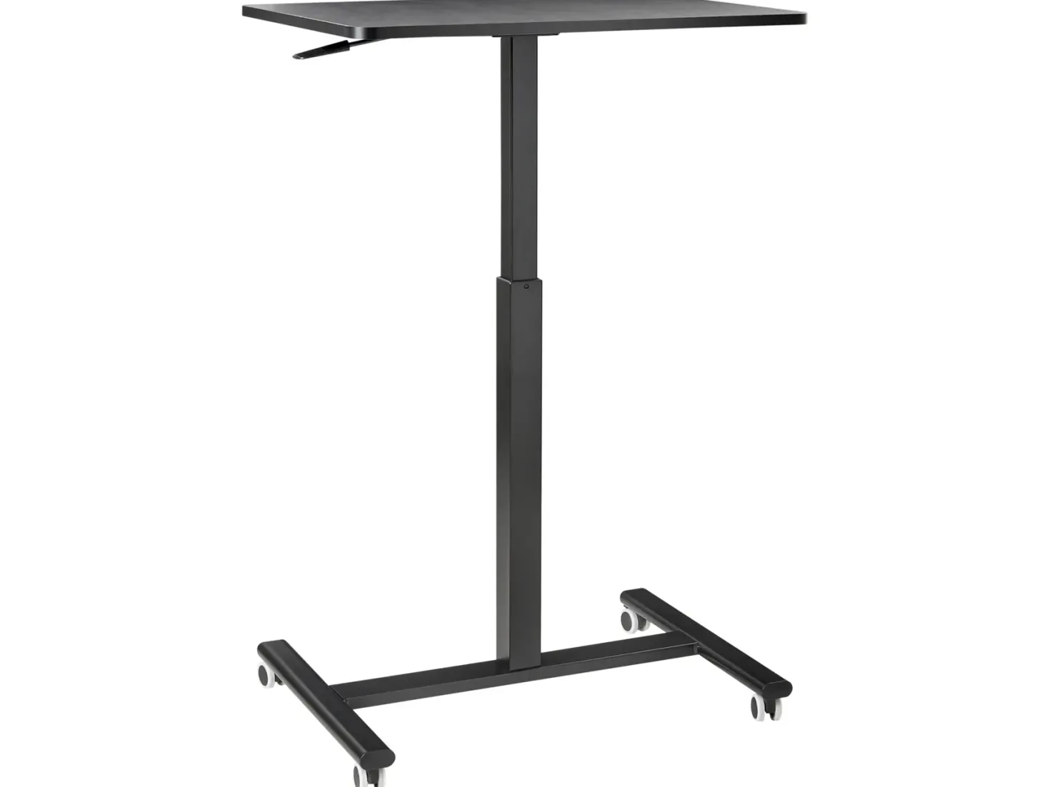 Manuelt justerbart hæve sænkebord til bærbar computer ACADEMIA Sort 65 cm 48 cm