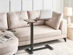 Manuelt justerbart hæve sænkebord til bærbar computer SCHOLA Brun/sort 70 cm 40 cm