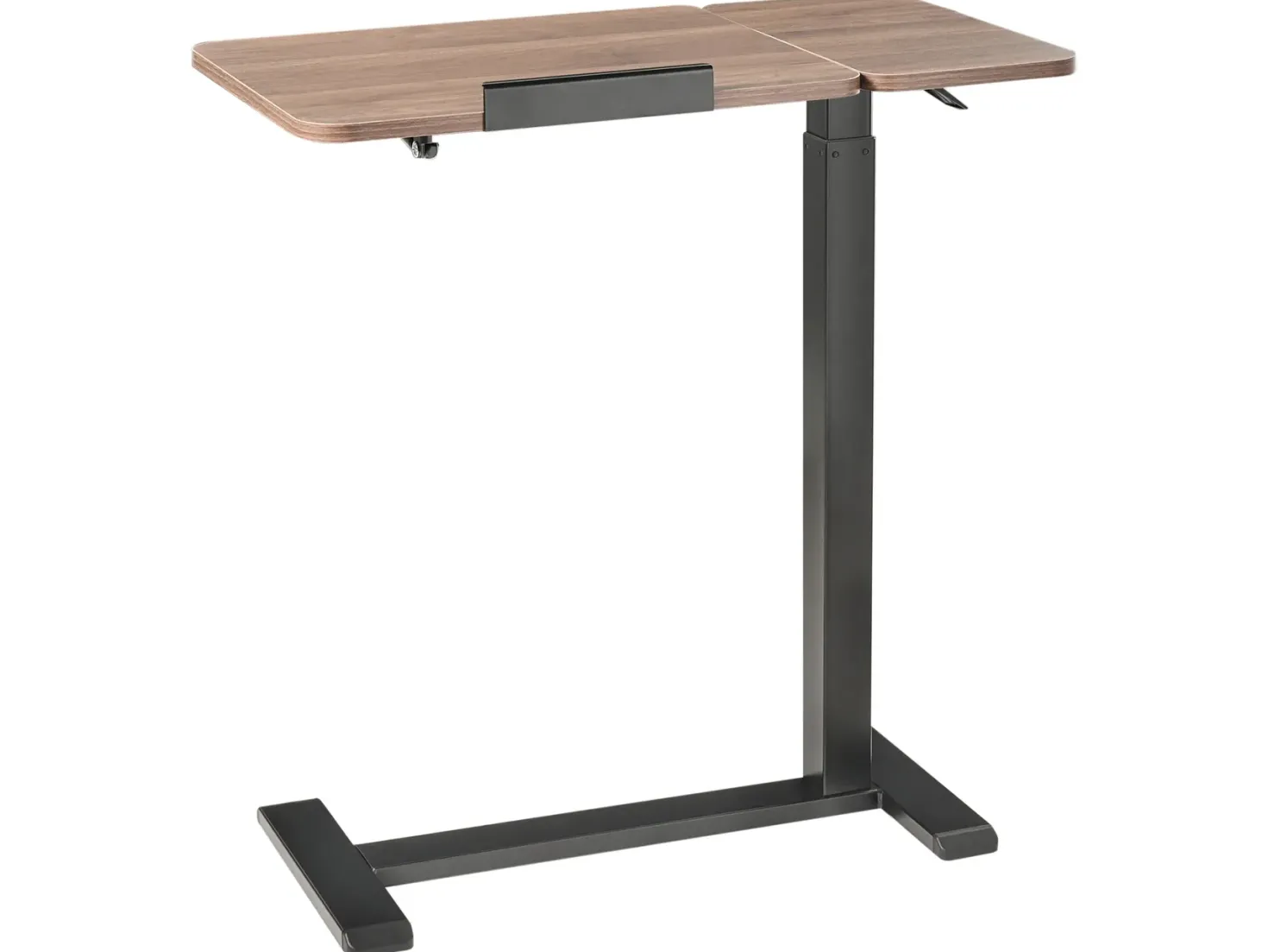 Manuelt justerbart hæve sænkebord til bærbar computer SCHOLA Brun/sort 70 cm 40 cm