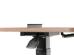 Manuelt justerbart hæve sænkebord til bærbar computer SCHOLA Brun/sort 70 cm 40 cm