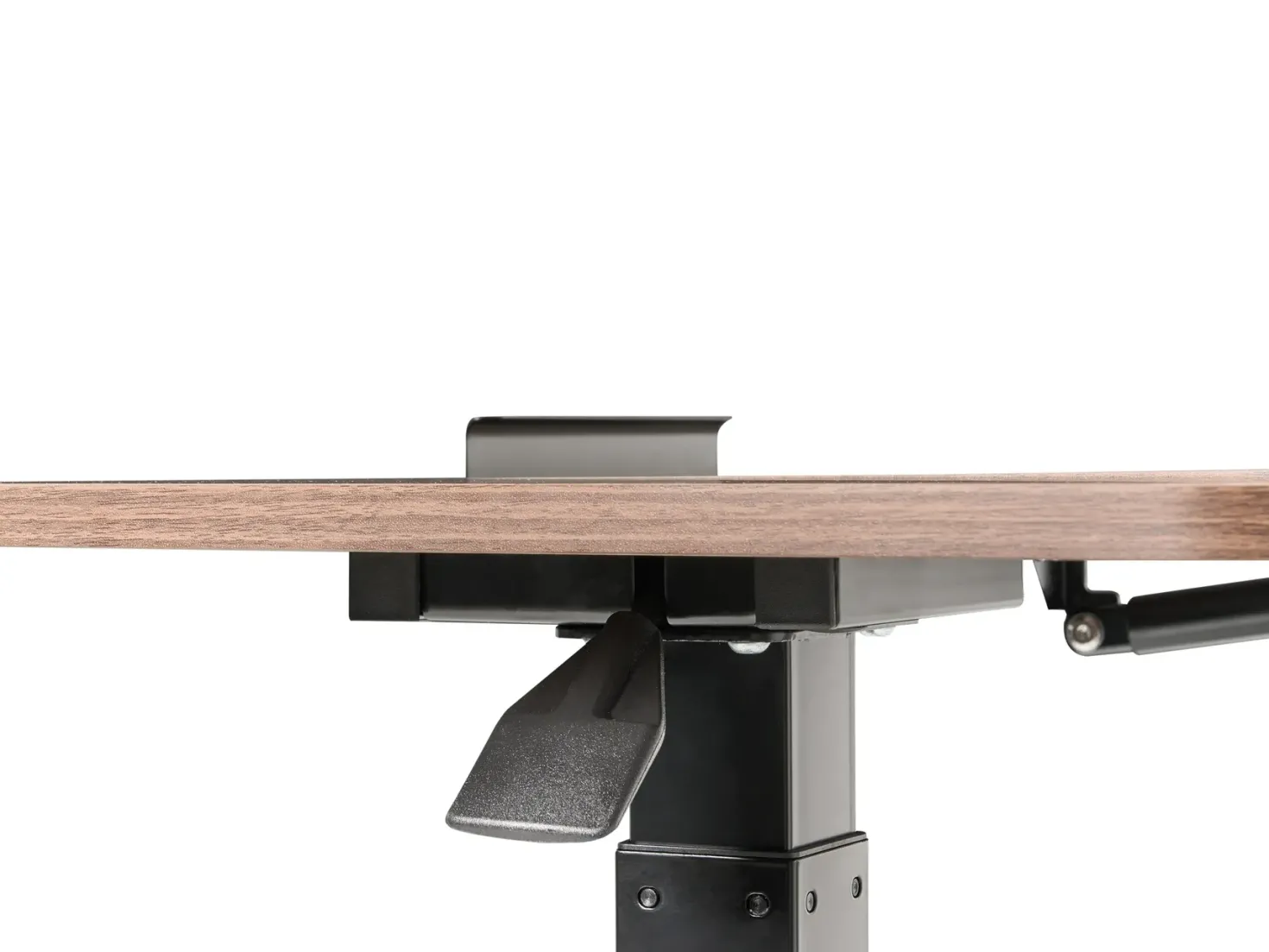 Manuelt justerbart hæve sænkebord til bærbar computer SCHOLA Brun/sort 70 cm 40 cm