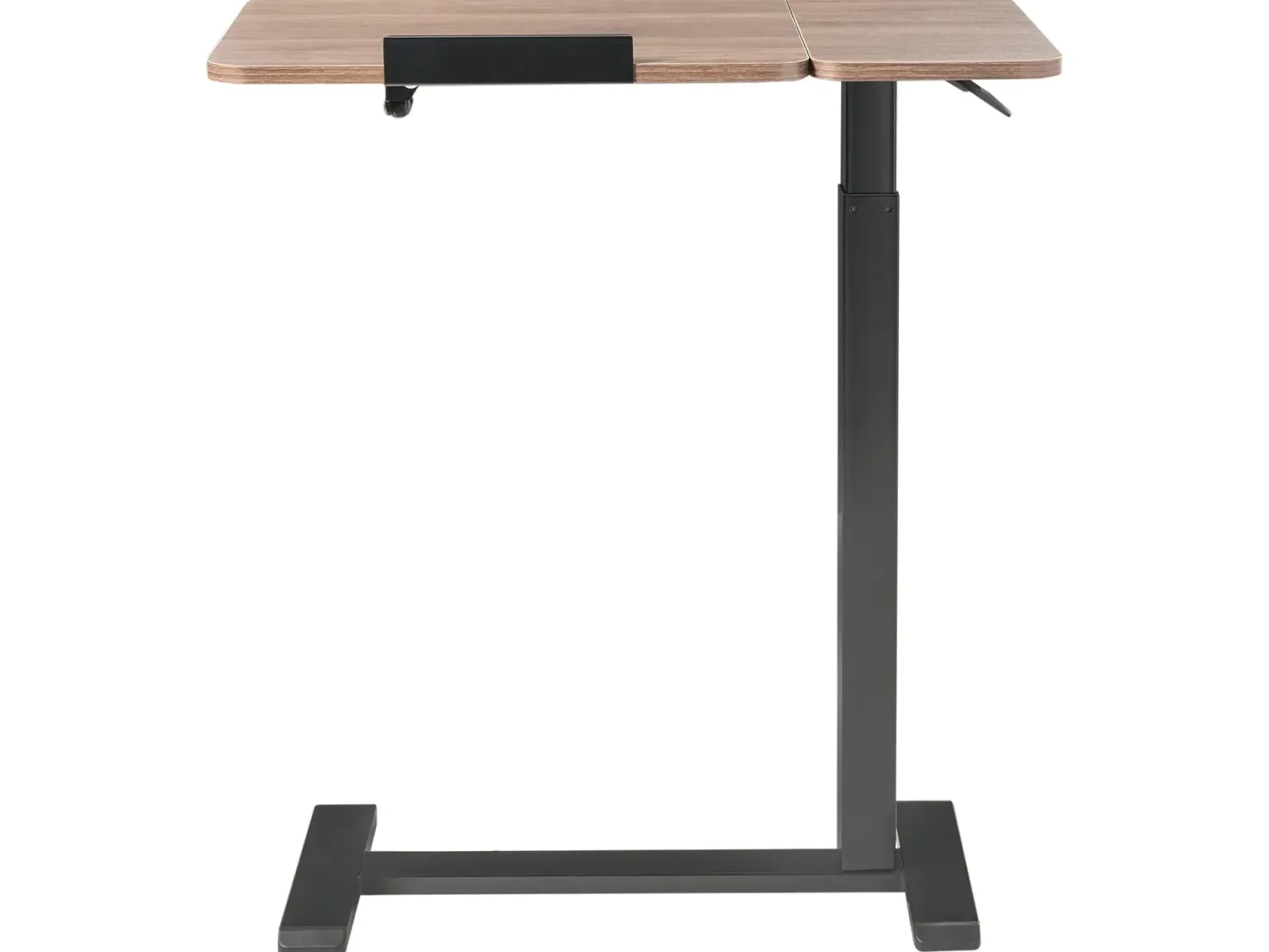 Manuelt justerbart hæve sænkebord til bærbar computer SCHOLA Brun/sort 70 cm 40 cm