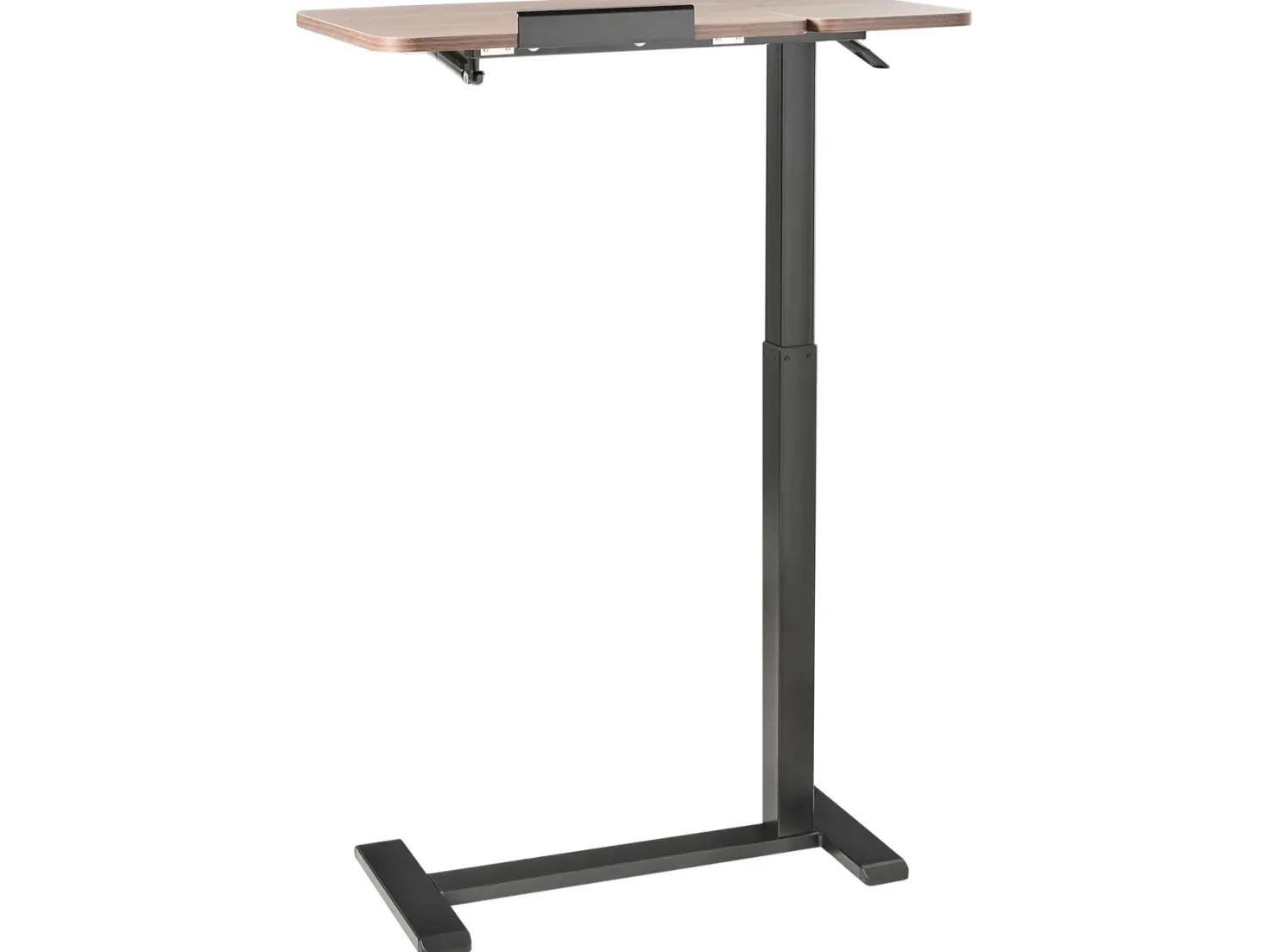 Manuelt justerbart hæve sænkebord til bærbar computer SCHOLA Brun/sort 70 cm 40 cm