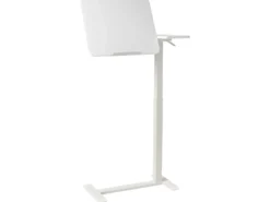 Manuelt justerbart hæve sænkebord til bærbar computer SCHOLA Hvid 70 cm 40 cm