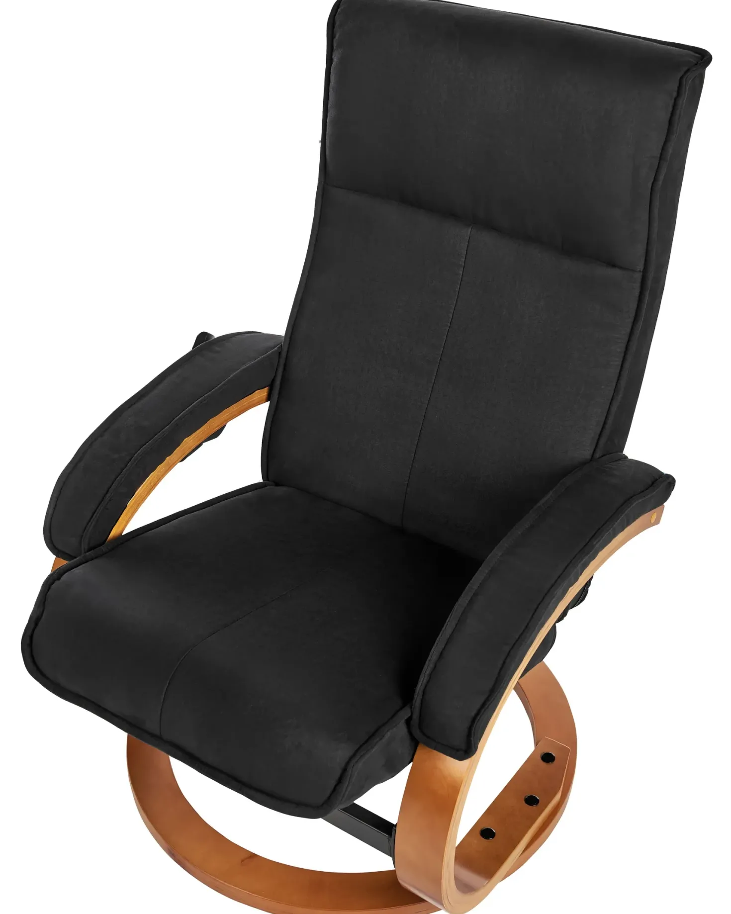 Massagestol HERO med fodskammel Sort