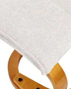 Massagestol HERO med fodskammel Lys Beige