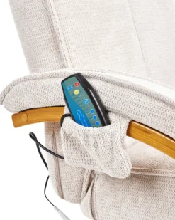 Massagestol HERO med fodskammel Lys Beige