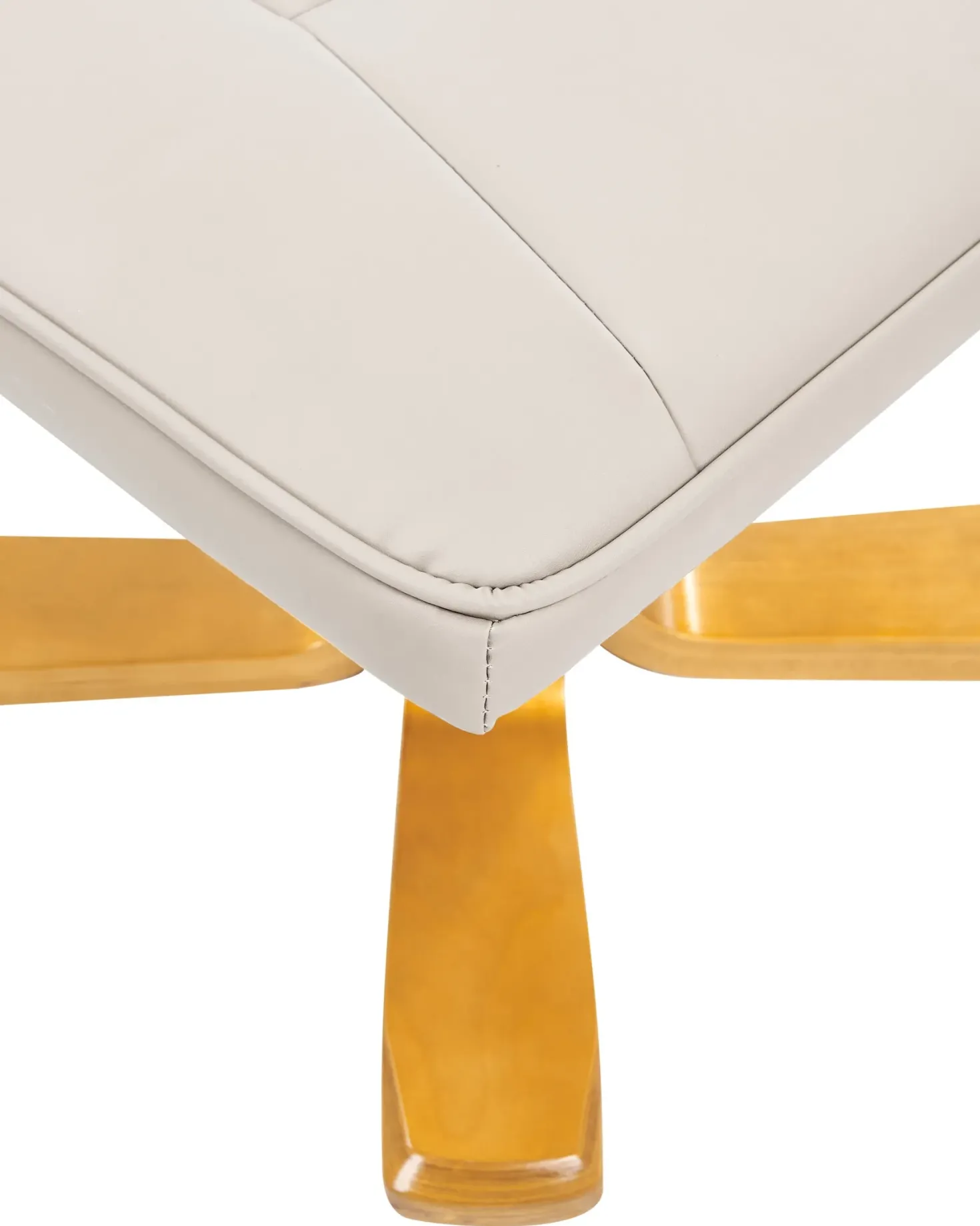 Massagestol RELAXPRO med fodskammel Kunstlæder Lys Beige