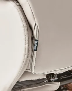 Massagestol RELAXPRO med fodskammel Kunstlæder Lys Beige
