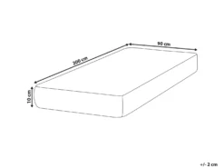 Memoryskum madras PETITE H2/3 Medium 90 x 200 cm