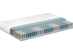 Memoryskum-madras med lommefjedre BREEZ H3/4 Fast 180 x 200 cm