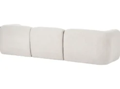 MJALBI 3 personers Modulsofa Cremehvid Boucle