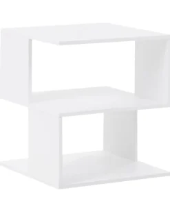 Natbord BAEUVAL Hvid