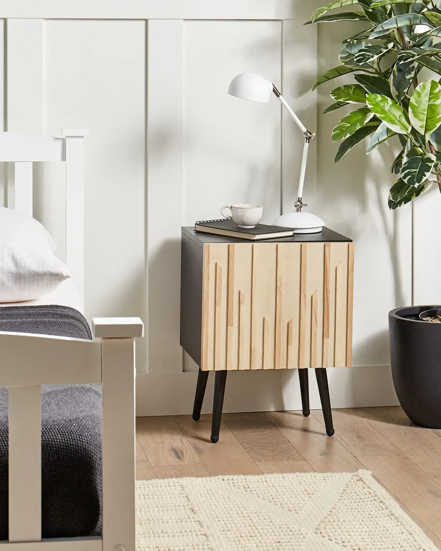 Natbord DALCROSS Brun/sort