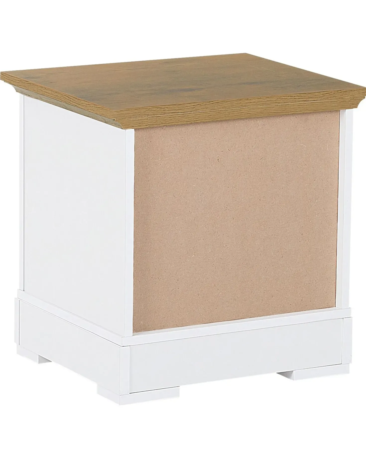 Natbord med 1 skuffe WINGLAY Hvid
