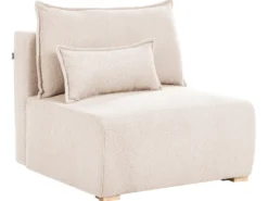NERBO U-formet modulsofa Beige Boucle
