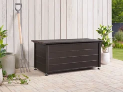 Opbevaringsboks CAMPALTO 113 cm 50 cm Mørkebrun