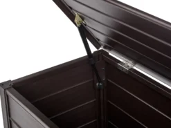 Opbevaringsboks CAMPALTO 113 cm 50 cm Mørkebrun