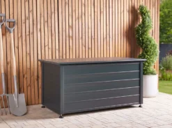 Opbevaringsboks CAMPALTO 123 cm 60 cm Mørkegrå