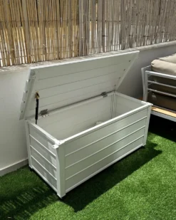 Opbevaringsboks CAMPALTO 113 cm 50 cm Hvid