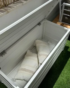 Opbevaringsboks CAMPALTO 113 cm 50 cm Hvid