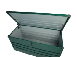 Opbevaringsboks CEBROSA 132 cm 62 cm Mørkegrøn