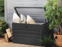 Opbevaringsboks CEBROSA 100 cm 62 cm Grafit