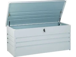 Opbevaringsboks CEBROSA 132 cm 62 cm Lysegrå