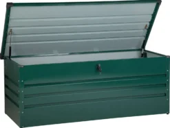 Opbevaringsboks CEBROSA 165 cm 70 cm Mørkegrøn
