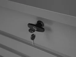 Opbevaringsboks CEBROSA 132 cm 62 cm Grå