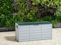 Opbevaringsboks LOCARNO 112 cm 50 cm Grøn