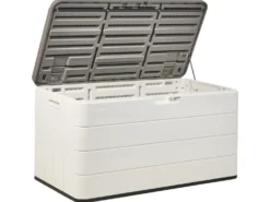 Opbevaringsboks MILIES 116 cm 60 cm Hvid