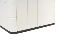 Opbevaringsboks MILIES 116 cm 60 cm Hvid