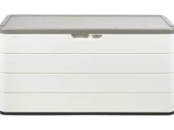 Opbevaringsboks MILIES 116 cm 60 cm Hvid