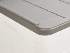 Opbevaringsboks MILIES 116 cm 60 cm Hvid