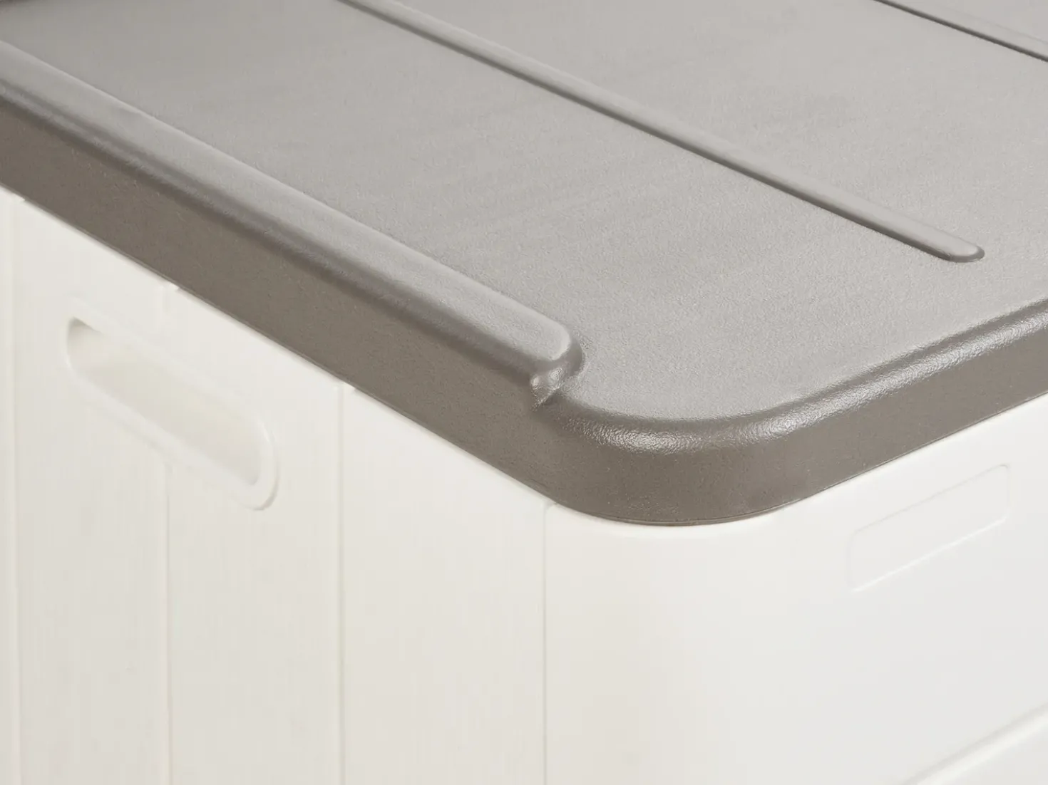 Opbevaringsboks MILIES 116 cm 60 cm Hvid