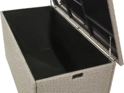 Opbevaringsboks MODENA 155 cm 75 cm Brungrå