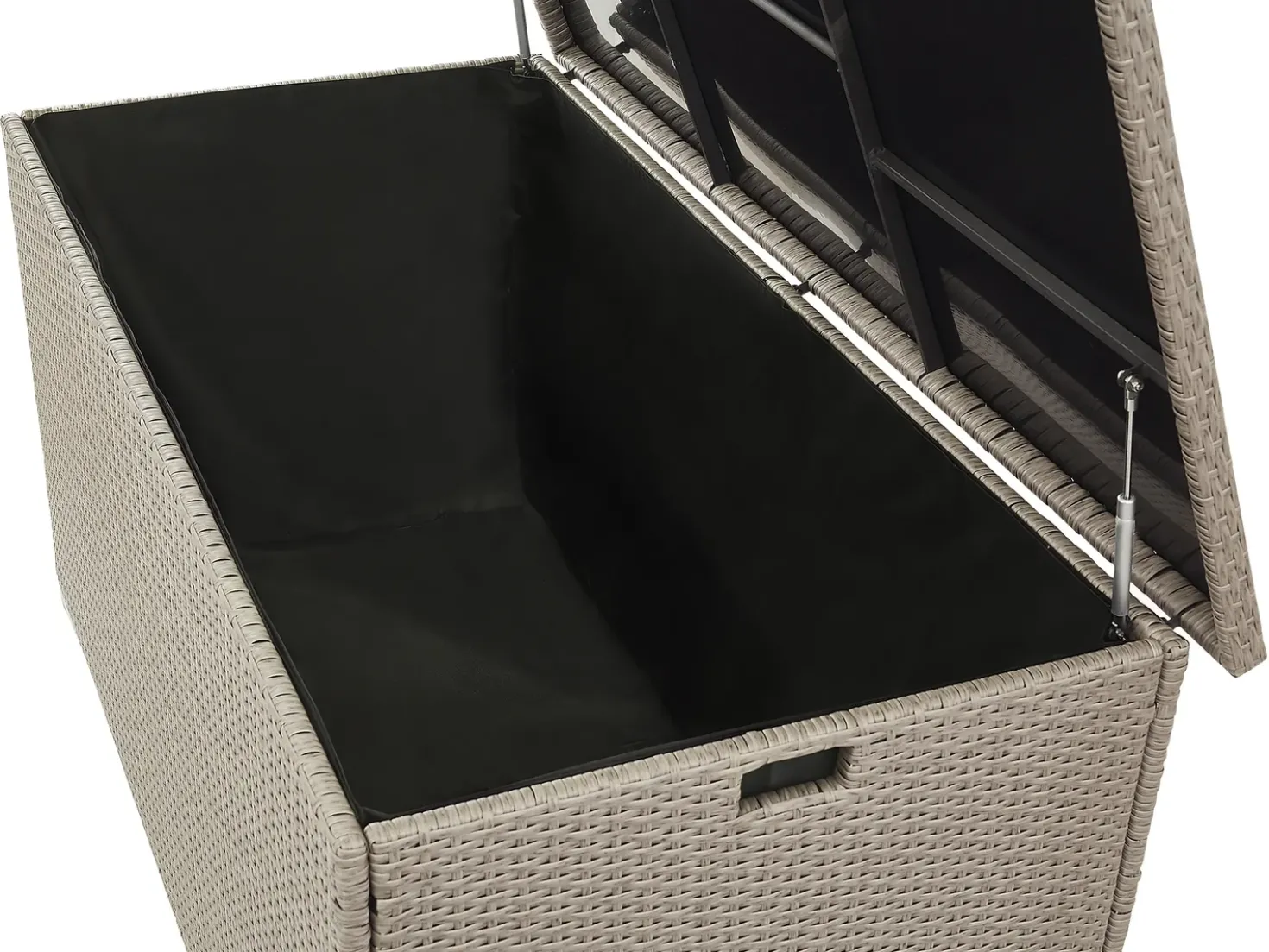 Opbevaringsboks MODENA 155 cm 75 cm Brungrå