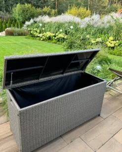 Opbevaringsboks MODENA 155 cm 75 cm Brungrå