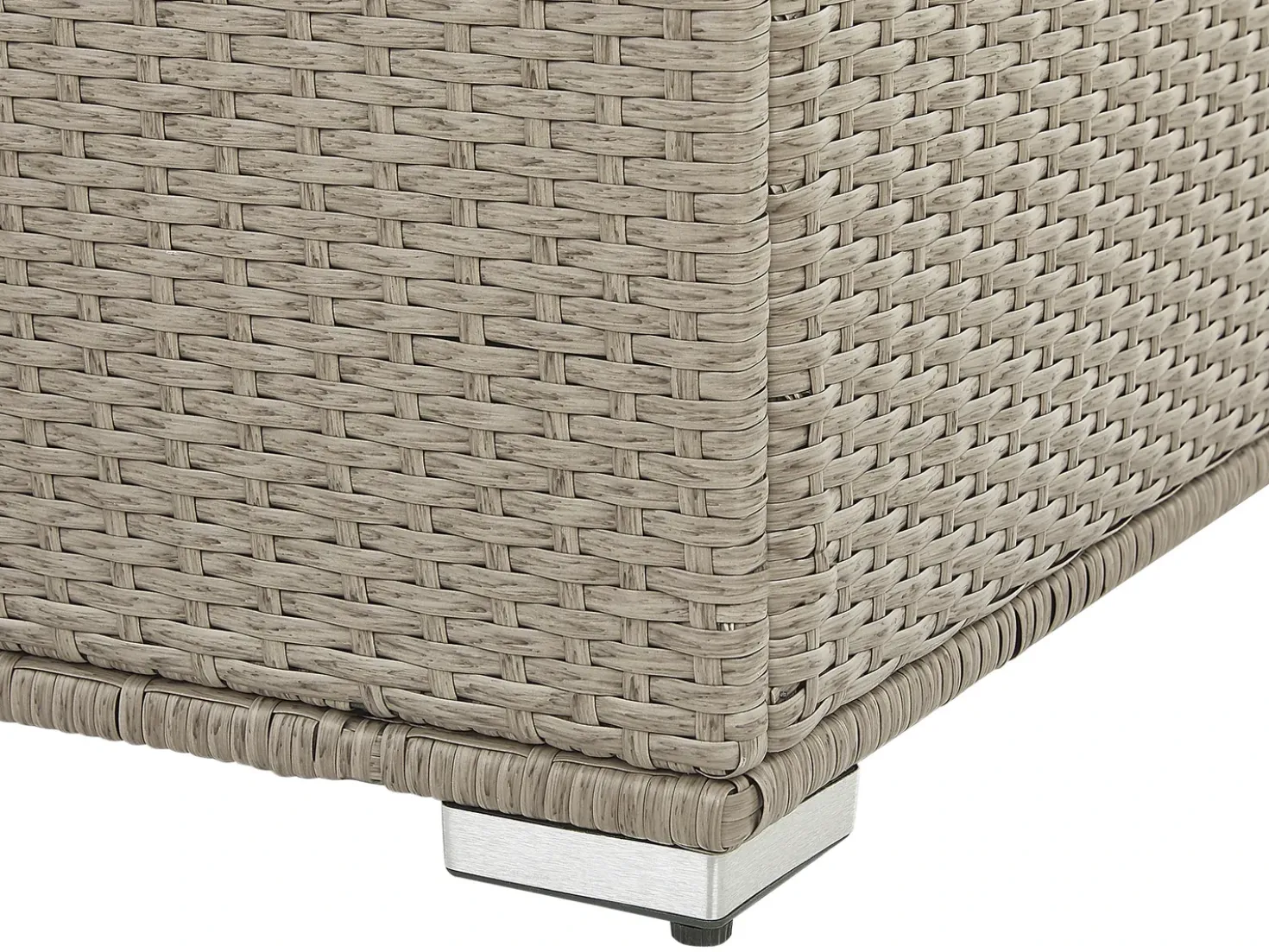 Opbevaringsboks MODENA 155 cm 75 cm Brungrå