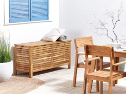 Opbevaringsboks RIVIERA 130 cm 48 cm Lysebrun