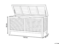 Opbevaringsboks RIVIERA 130 cm 48 cm Brun