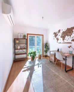 Opbevaringsskab med 4 hylder BRISBANE 160 cm Mørkebrun