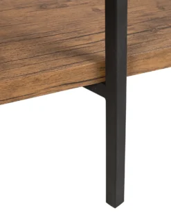 Opbevaringsskab med 4 hylder COMPTON 165 cm Mørkebrun