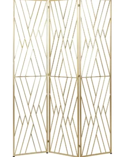 3 panelers rumdeler ASOLO Guld 117 cm 170 cm