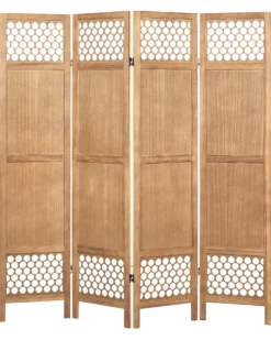 4 panelers rumdeler CERTOSA Lysebrun 163 cm 170 cm